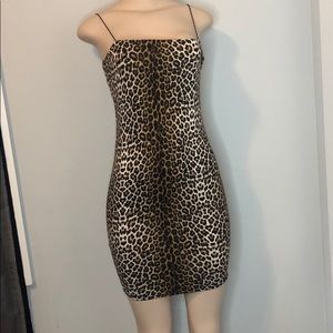 Leopard print dress